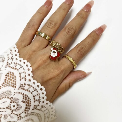 Santa’s Heart Halo Ring