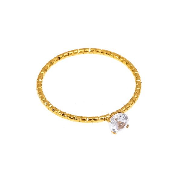 Starlight Solitaire Ring