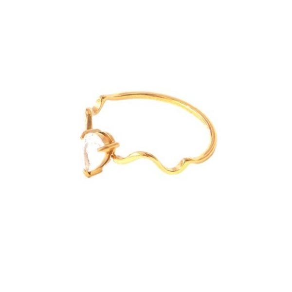 Teardrop Embrace Ring