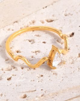 Teardrop Embrace Ring