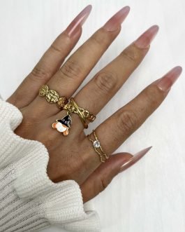 Whimsical Witch Charm Ring