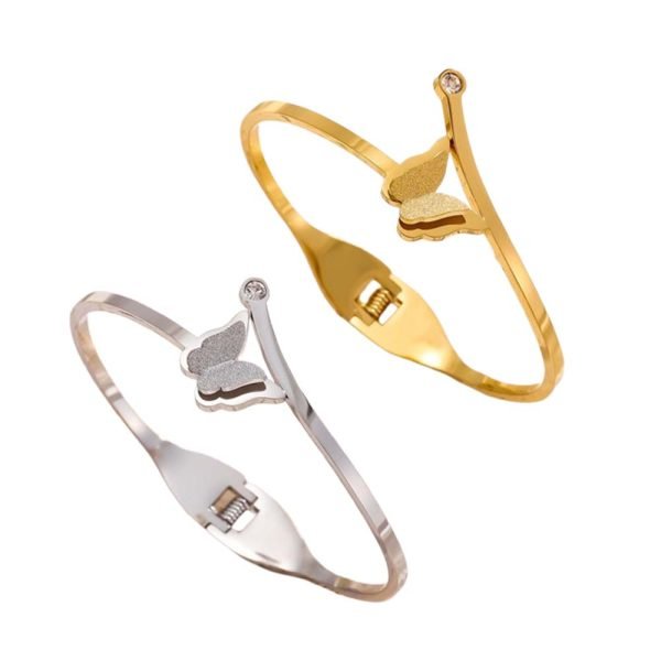 Whisper Butterfly Cuff Bangle