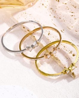 Bow & Brilliance Bangle