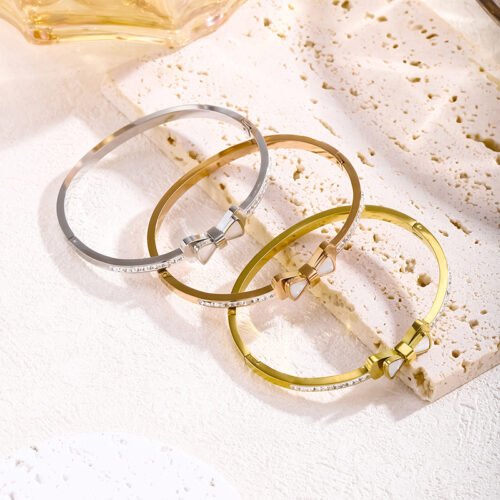 Bow & Brilliance Bangle