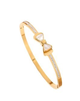 Bow & Brilliance Bangle