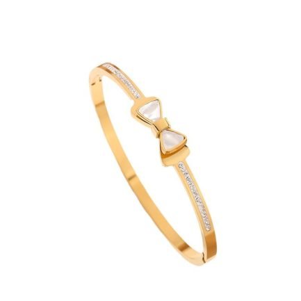 Bow & Brilliance Bangle