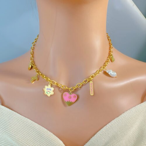 Charming Allure Multi-Charm Necklace