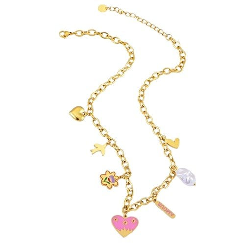 Charming Allure Multi-Charm Necklace