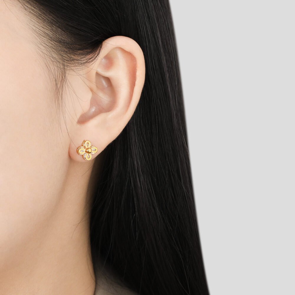 Clover Luxe Studs - Image 3