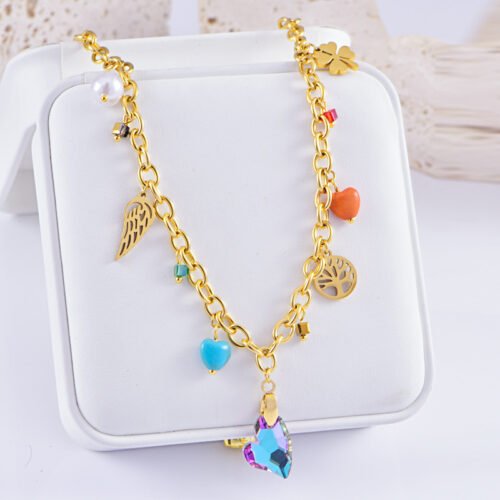 Enchanted Odyssey Multi-Charm Necklace