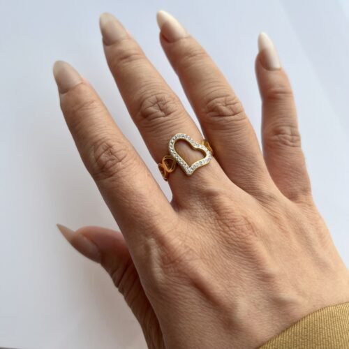 Eternal Hearts Crown Ring