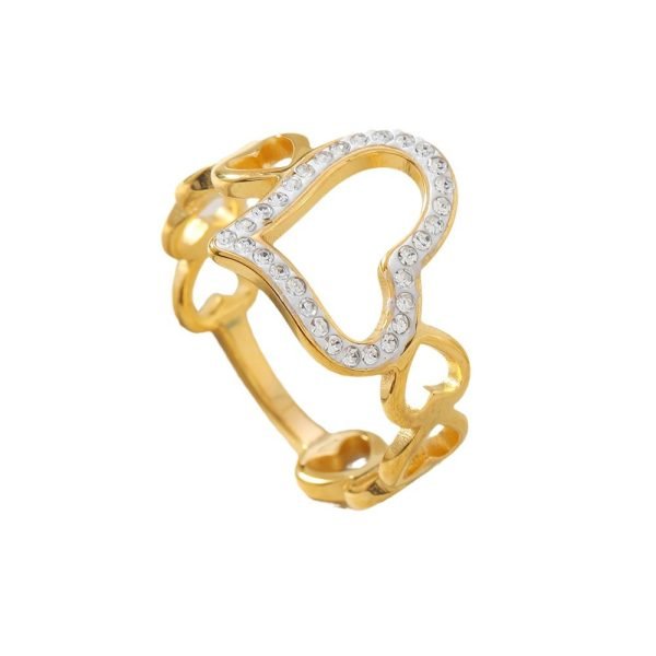 Eternal Hearts Crown Ring