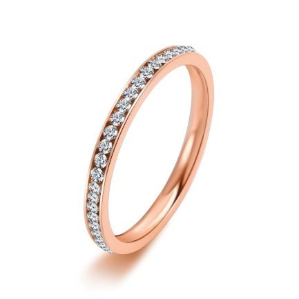 Eternity Crystal Band Ring - 이미지 7