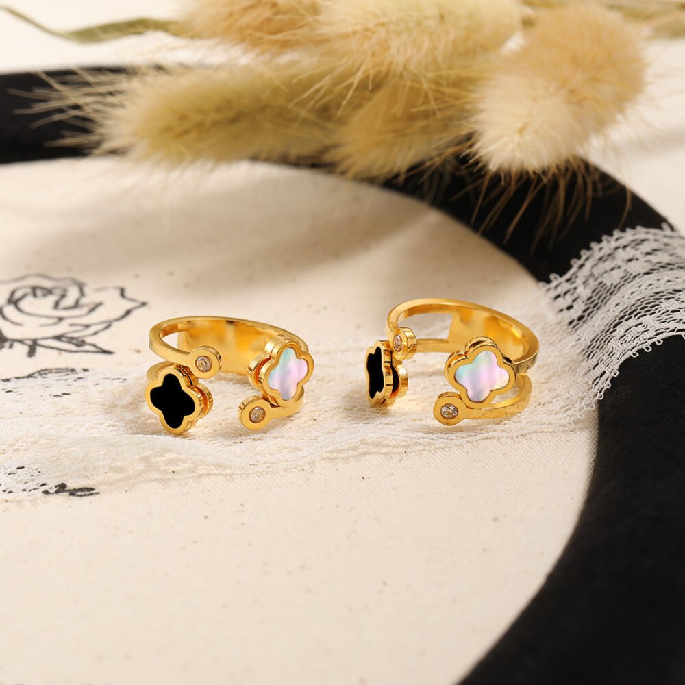 Fleur Duo Open Ring - Image 4