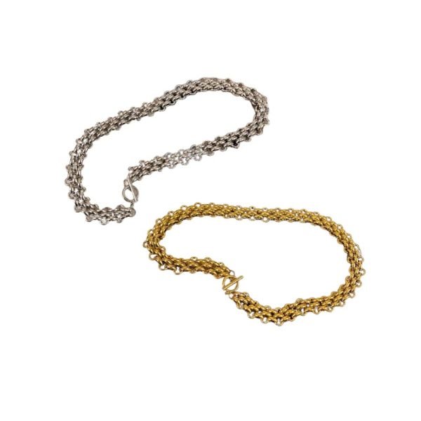 Heavy Woven Chain Necklace