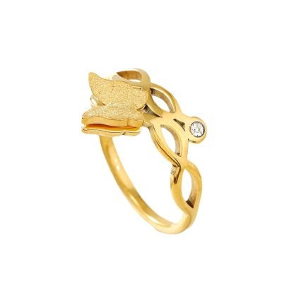 Infinity Butterfly Ring