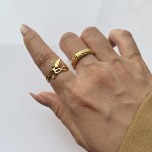 Infinity Butterfly Ring