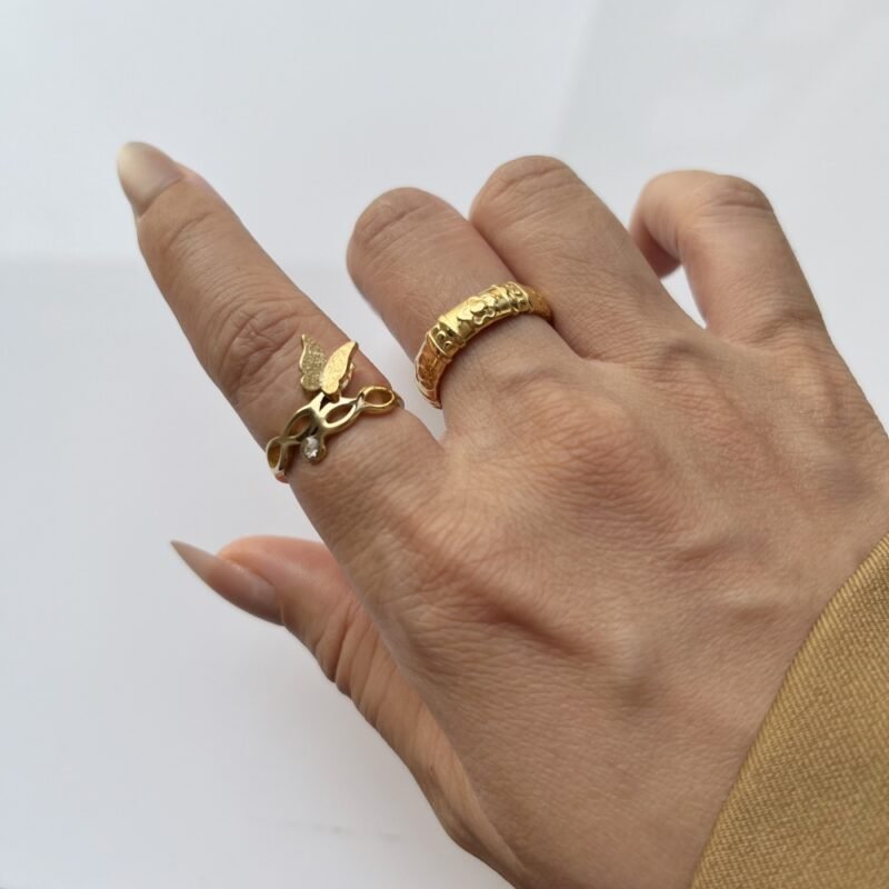 Infinity Butterfly Ring