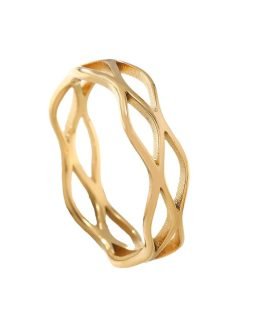 Infinity Wave Band Ring