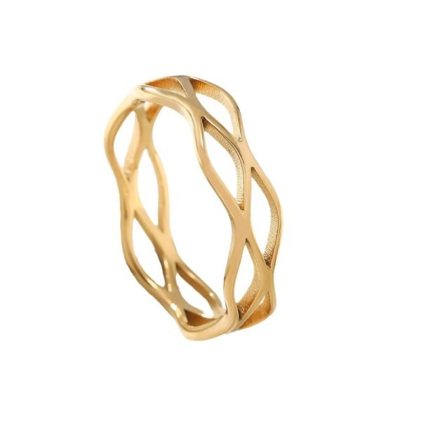 Infinity Wave Band Ring
