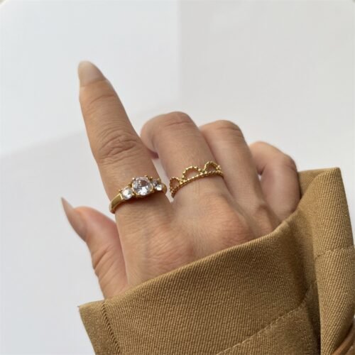 Luminous Trio Ring
