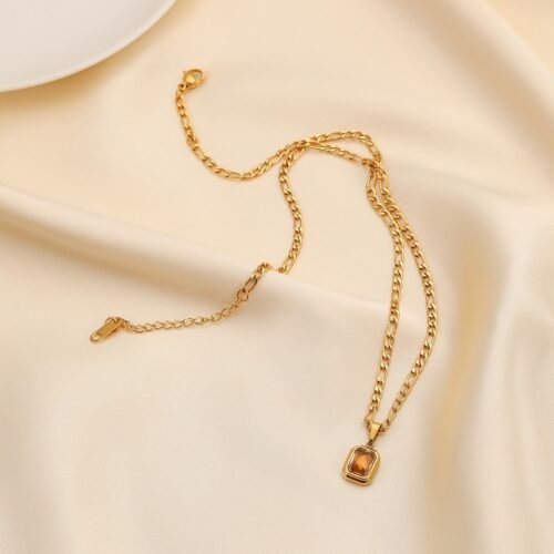 Monaco Champagne Drop Necklace
