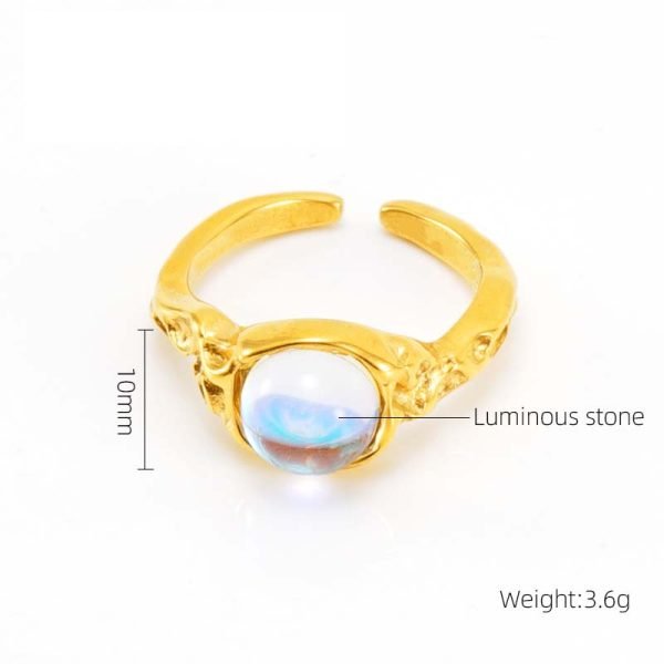 Mystic Moon Adjustable Ring