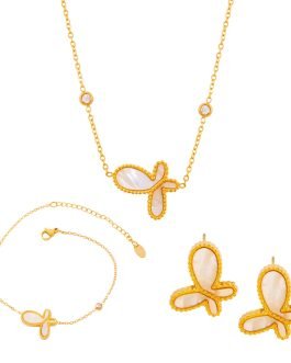 Pearlescent Butterfly Trio Set