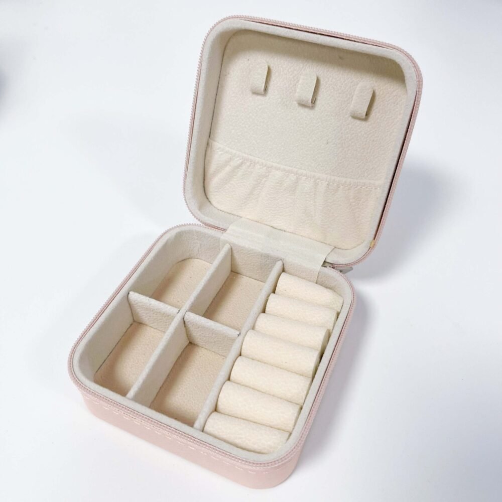 Petite Blush Travel Jewelry Box - 이미지 5