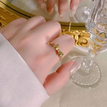 Petite Bow Spiral Ring - Image 2