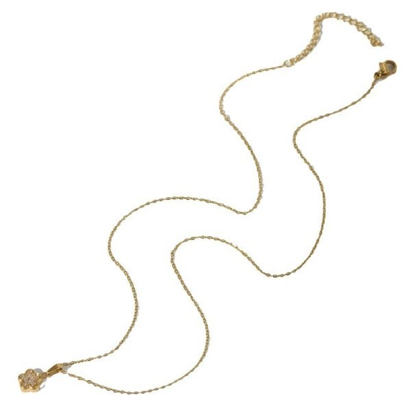 Petite Crystal Flora Necklace