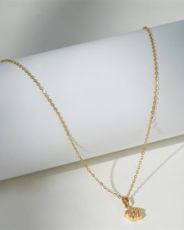 Petite Crystal Flora Necklace