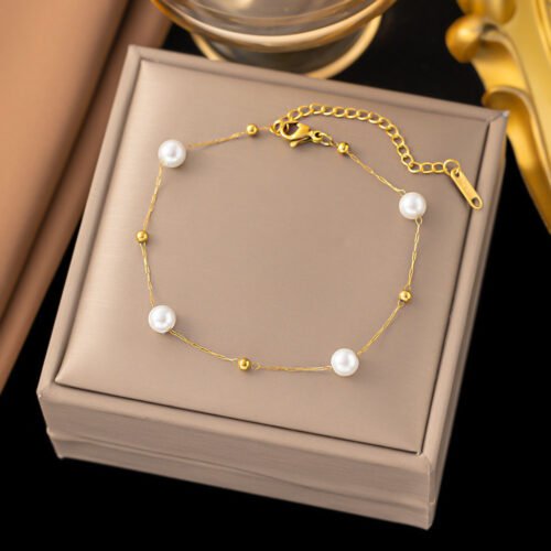 Petite Pearl Constellation Bracelet