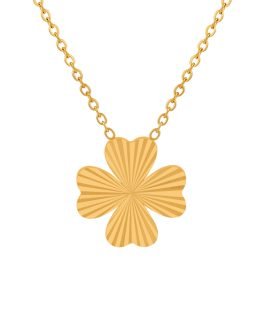 Radiant Clover Pendant Necklace