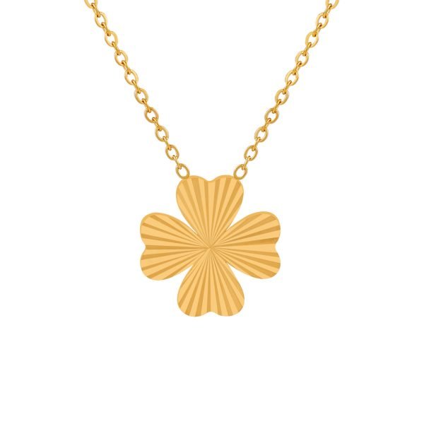 Radiant Clover Pendant Necklace