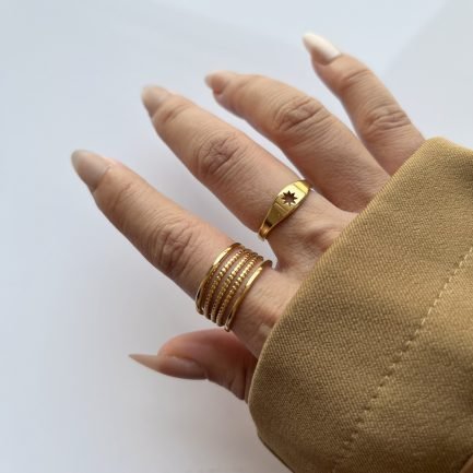 Ripple Wave Open Ring - Image 3
