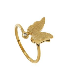 Shimmer Butterfly Ring