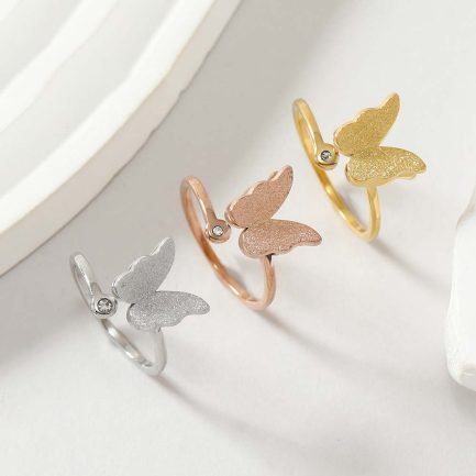 Shimmer Butterfly Ring - Imagen 4