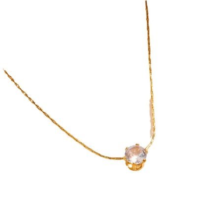 Solo Brilliance Solitaire Necklace