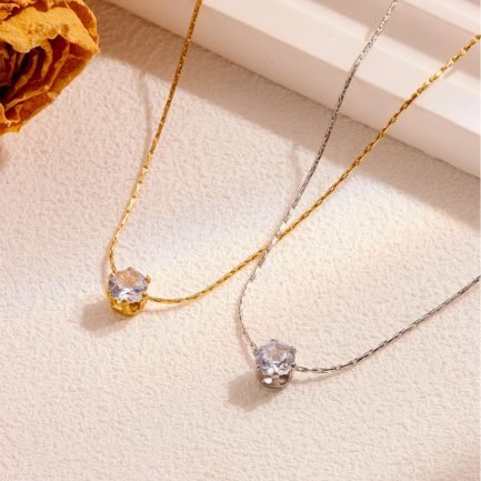 Solo Brilliance Solitaire Necklace - Image 2