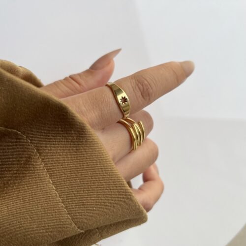 Starlit Signet Ring