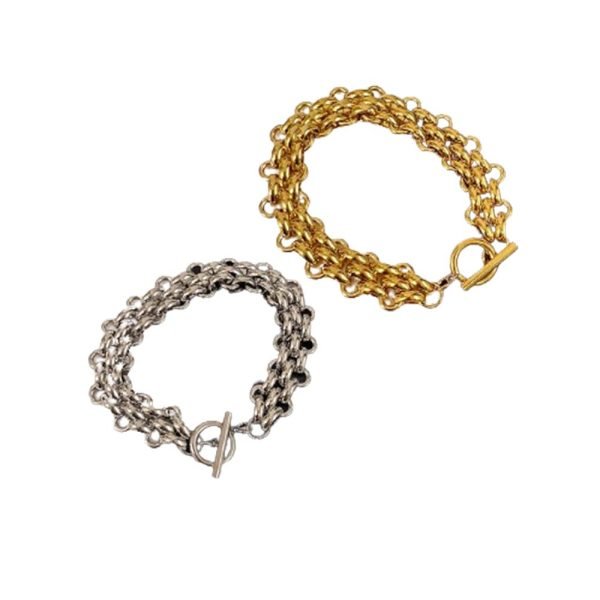 Triple Row Chain Bracelet