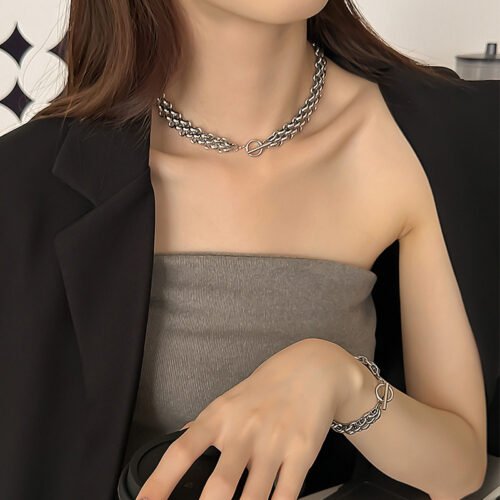 Triple Row Chain Bracelet
