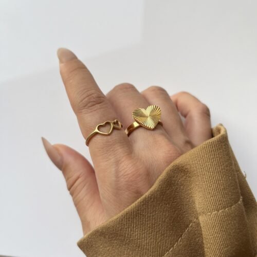 Twin Hearts Promise Ring