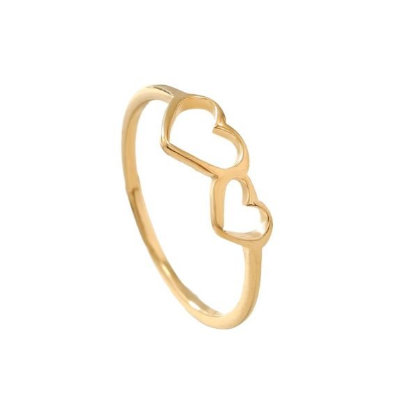 Twin Hearts Promise Ring