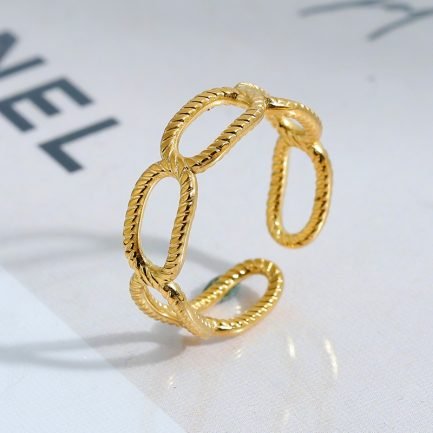 Twisted Chain Link Ring — изображение 4
