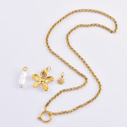 Baroque Floral Elegance Necklace - 이미지 2