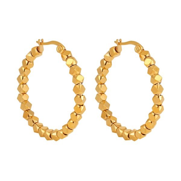 Beaded Elegance Hoops