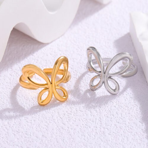 Butterfly Embrace Rings