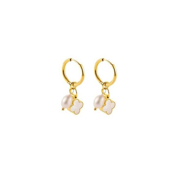 Clover Pearl Earrings
